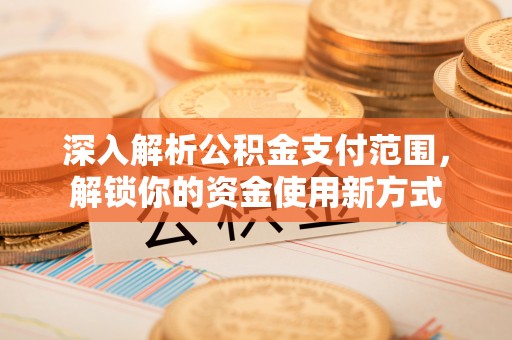 汉川深入解析公积金支付范围，解锁你的资金使用新方式