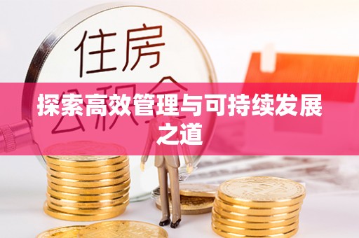 汉川探索高效管理与可持续发展之道