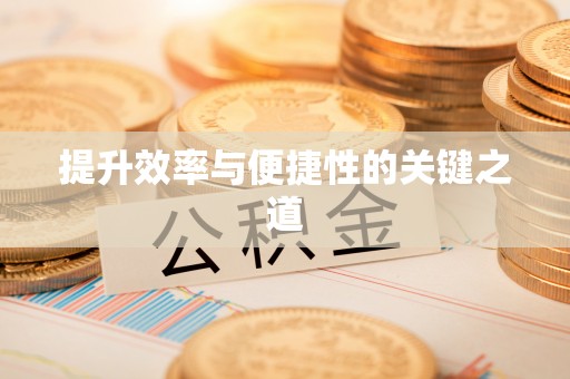 汉川提升效率与便捷性的关键之道
