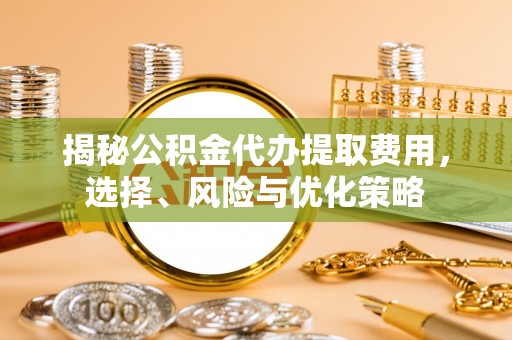 汉川揭秘公积金代办提取费用，选择、风险与优化策略