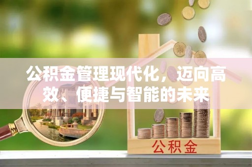 汉川公积金管理现代化，迈向高效、便捷与智能的未来