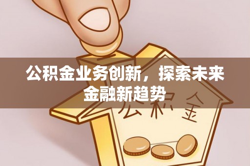汉川公积金业务创新，探索未来金融新趋势