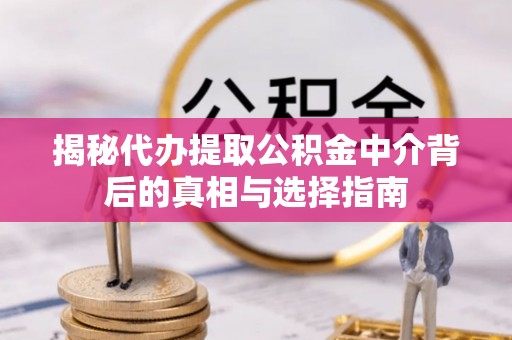 汉川揭秘代办提取公积金中介背后的真相与选择指南